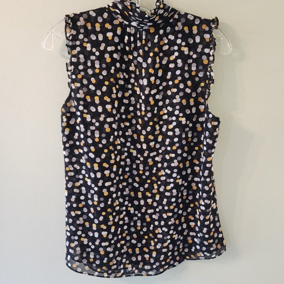 WHBM Mixed Dot Shell, Size 8, Like New - Picture 3 of 9